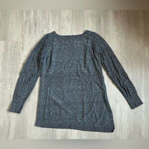 Banana Republic Asymmetrical Charcoal Sweater Small